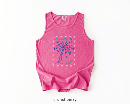 8647 Palm Tree Anti-Trump Tank Top