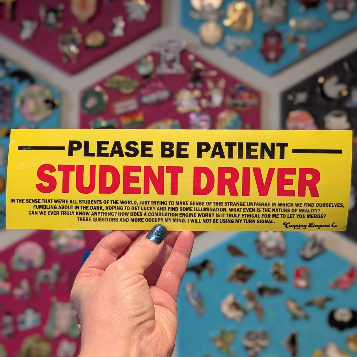 Student Driver bumper sticker