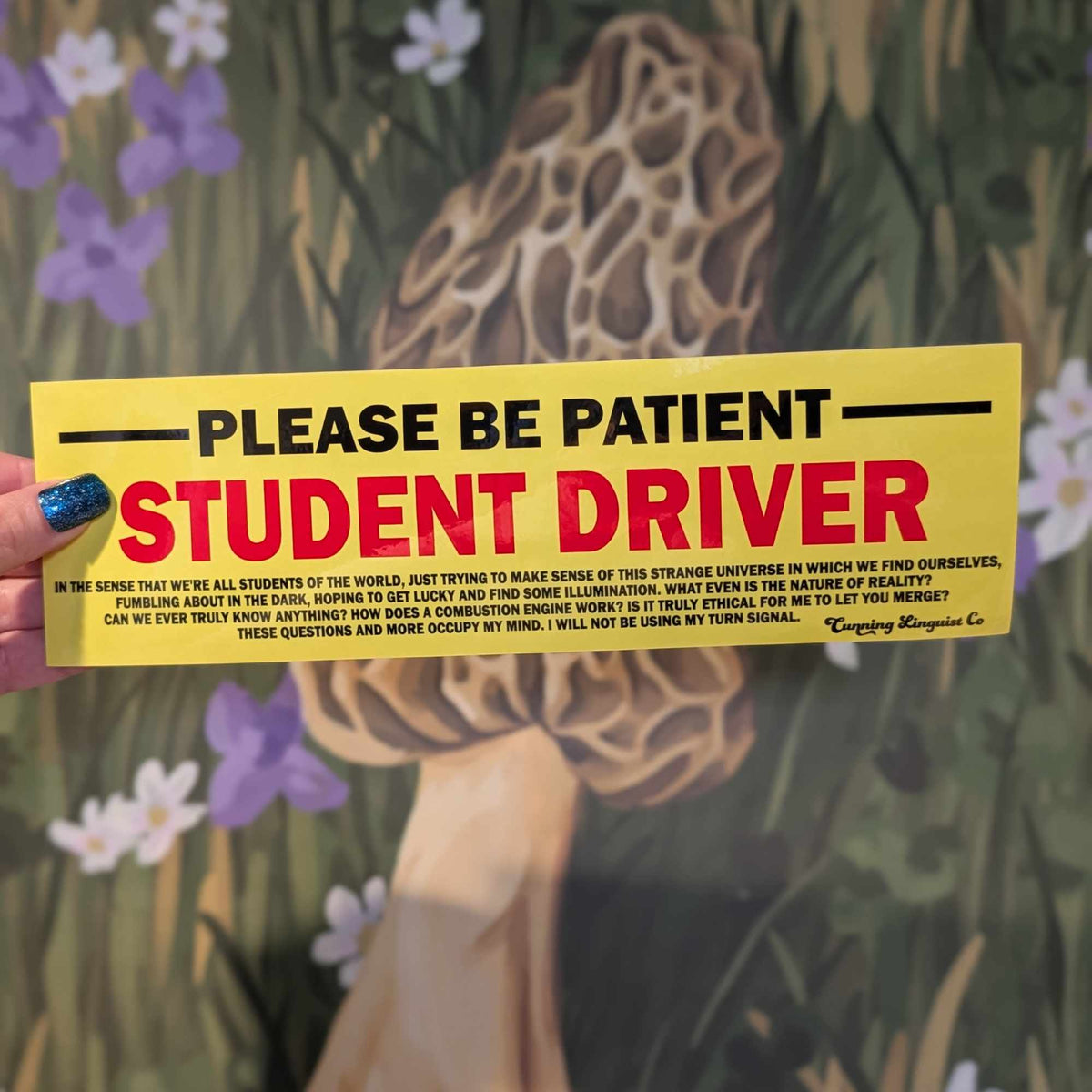 Student Driver bumper sticker