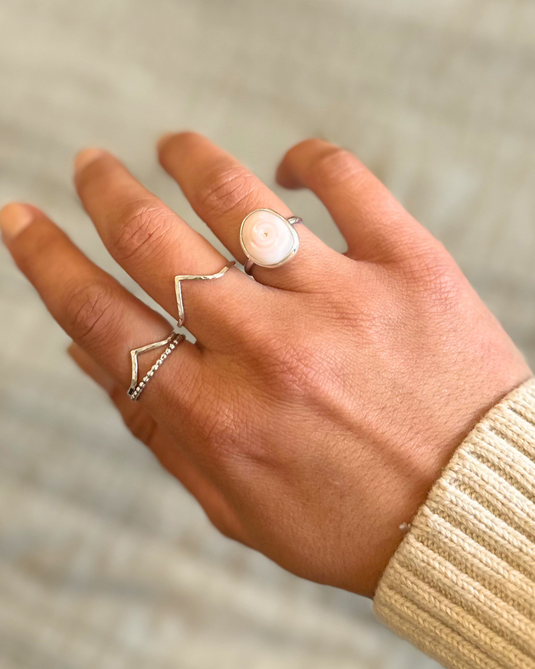 Sterling Silver Mauna Ring