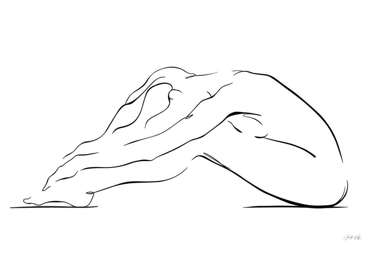 "Stillness" Intimate Peaceful Woman Fine Art Print