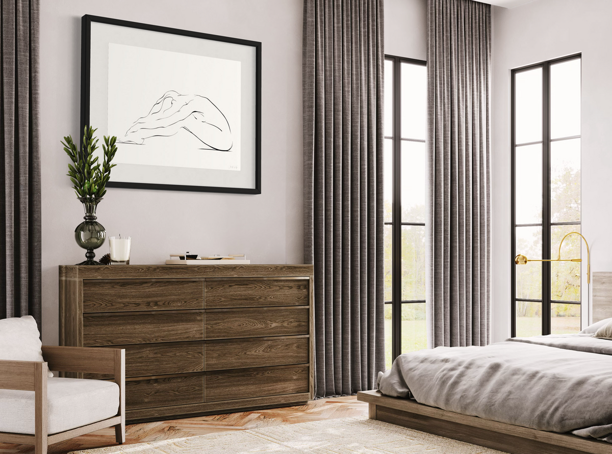 "Stillness" Intimate Peaceful Woman Fine Art Print