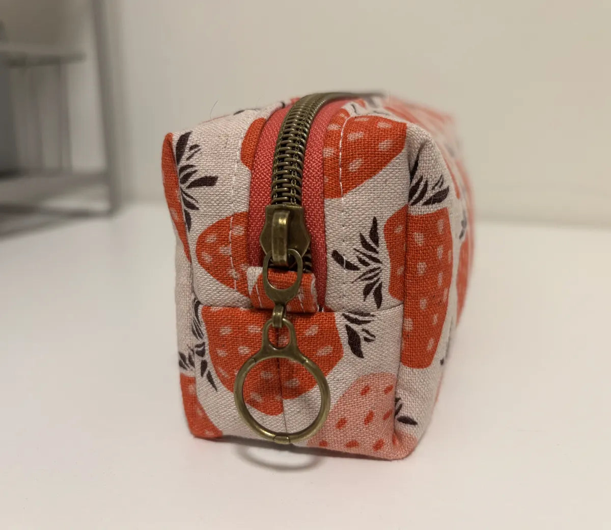 Small Boxy Pencil Case or Travel Pouch