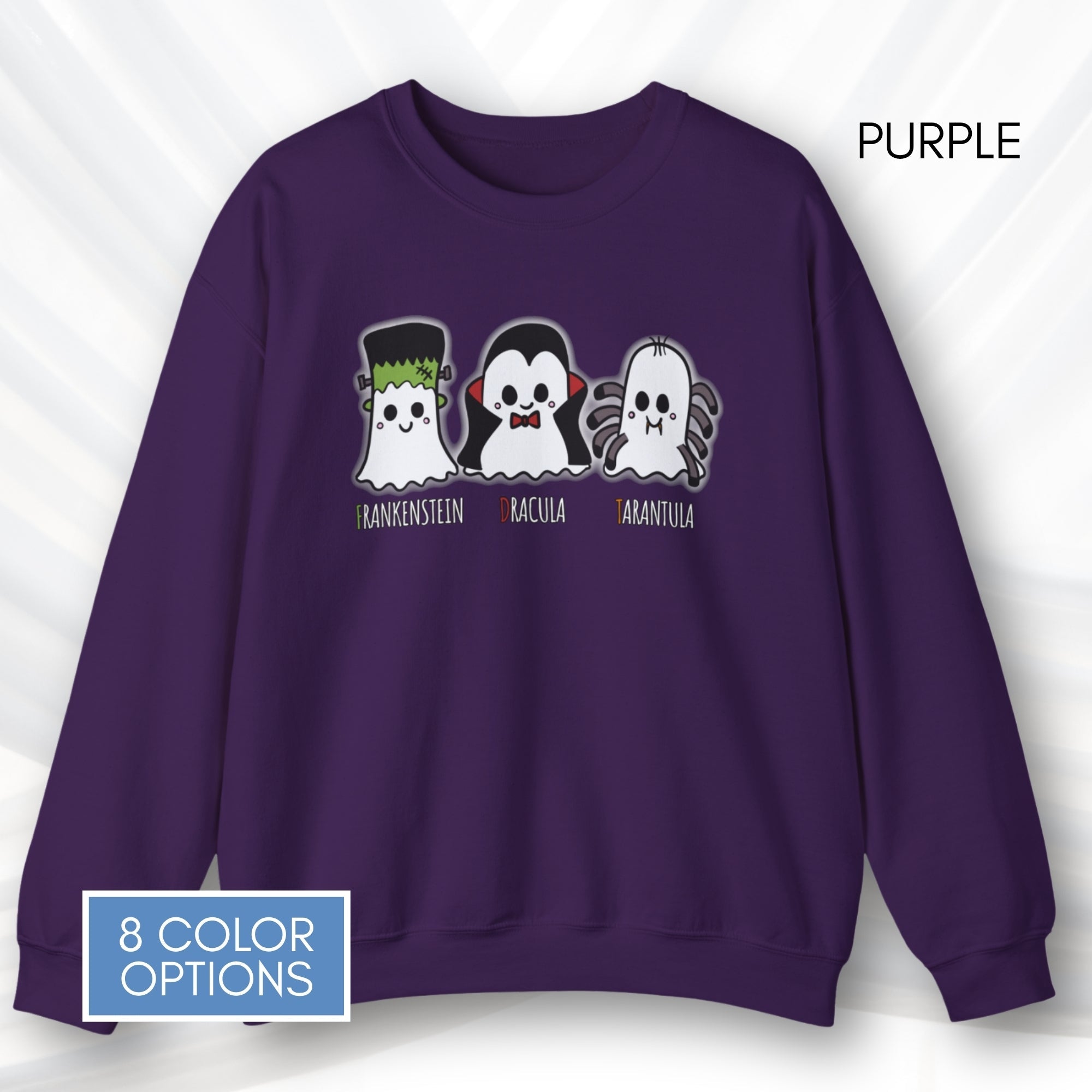 subtle-fdt-ghosts-halloween-sweatshirt-frankenstein-dracula-tarantula-graphic-top-anti-trump-shirt-political-apparel-purple