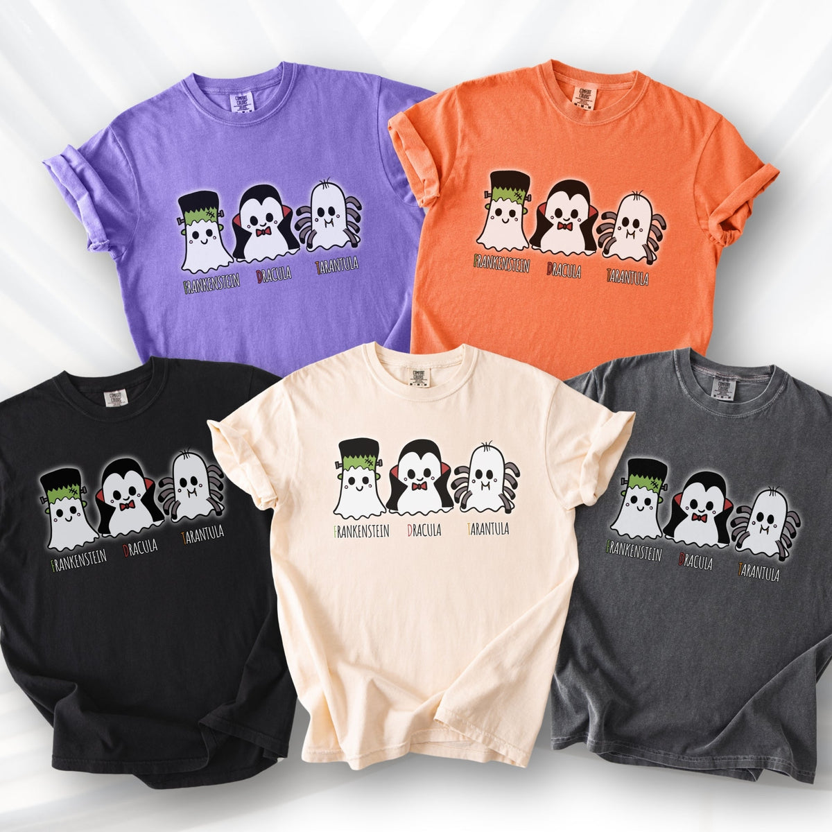 subtle-fdt-ghosts-halloween-tshirt-frankenstein-dracula-tarantula-graphic-tee