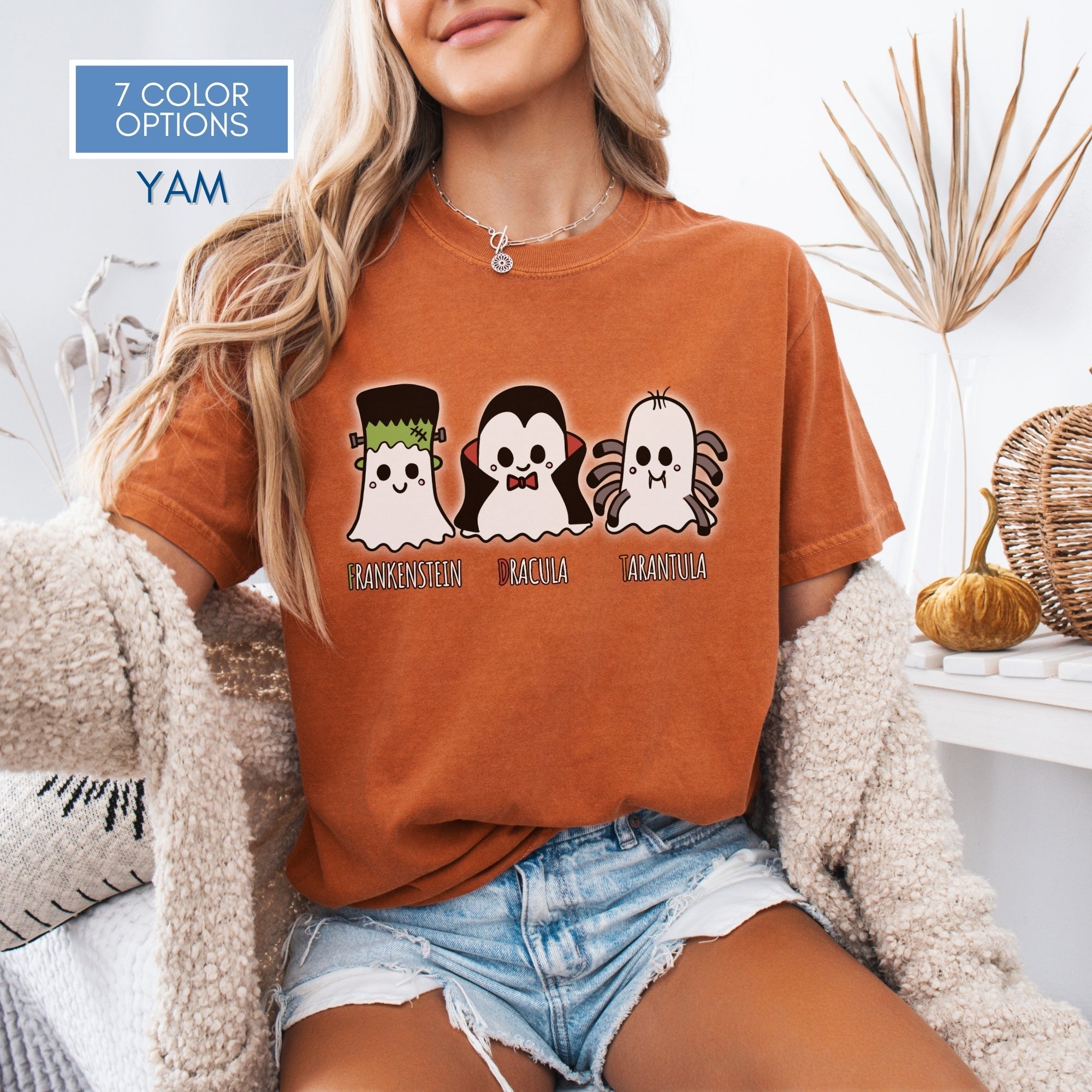 subtle-fdt-ghosts-halloween-tshirt-frankenstein-dracula-tarantula-graphic-tee