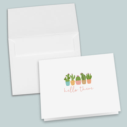 Succulents Folded Note Cards | Boxed Set of 8