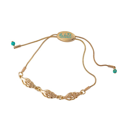 marco island collection triple tulip shell adjustable bracelet