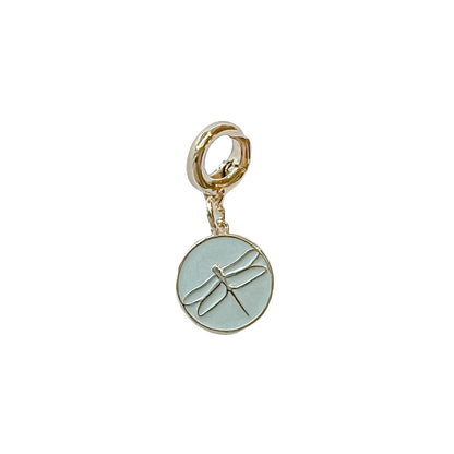 charleston dragonfly coin charm