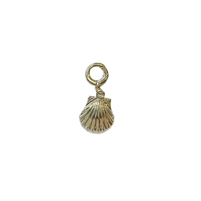 charleston shell and pearl gold charm