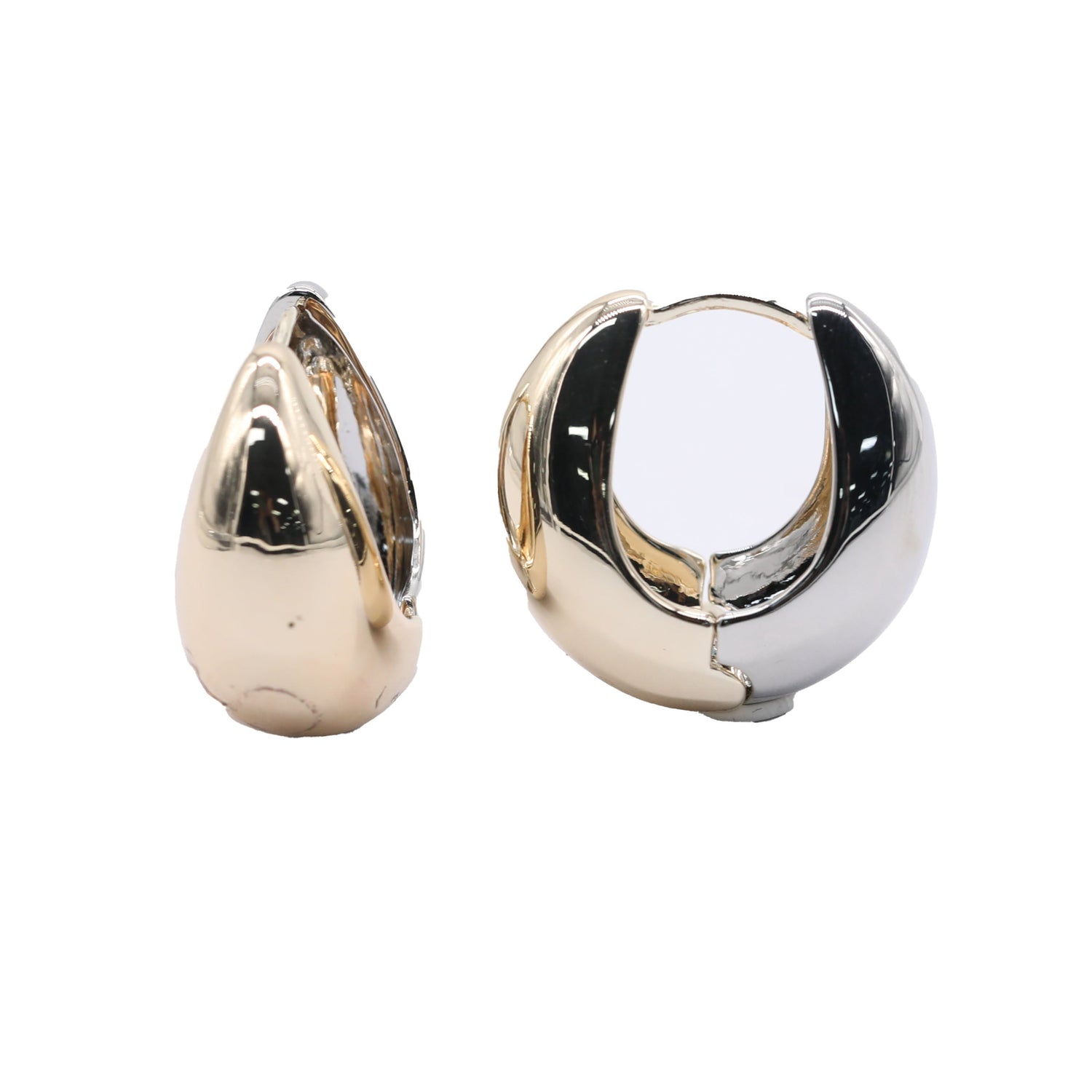 dana point reversible chubby hoop earrings