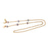 convertible mask chain glasses chain with freshwater disc pearl
