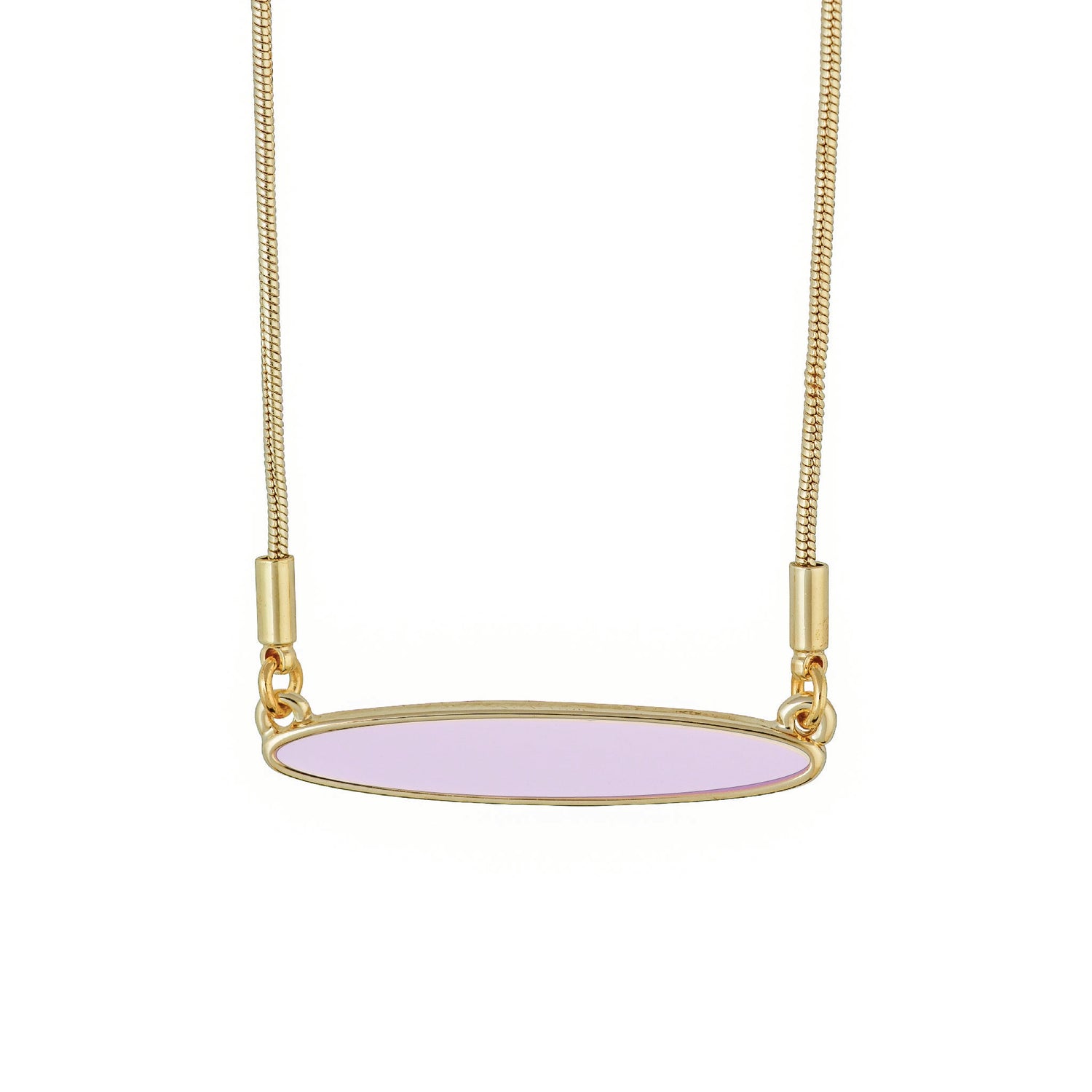 lavallette long board necklace pink
