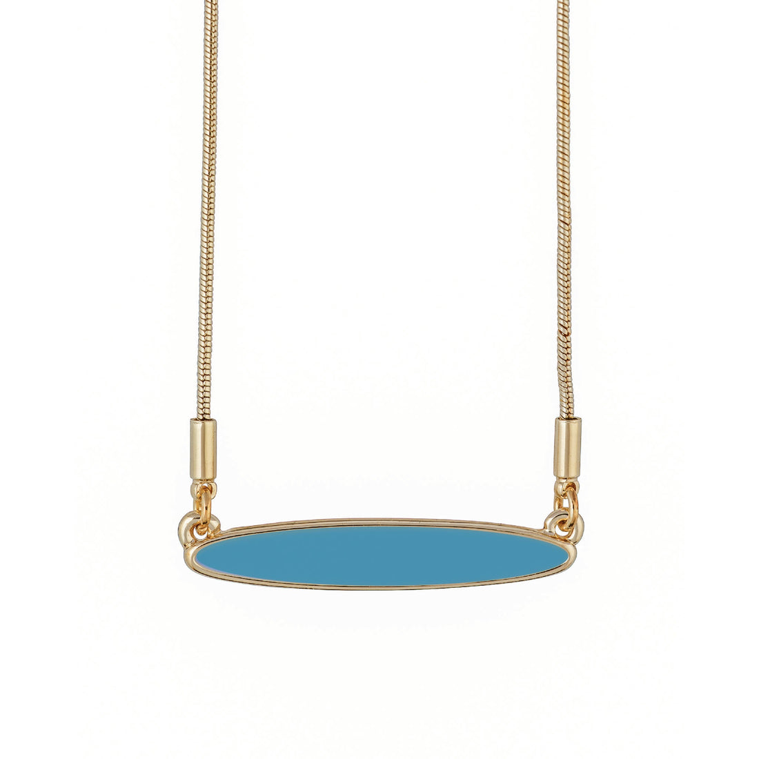 lavallette long board necklace turquoise