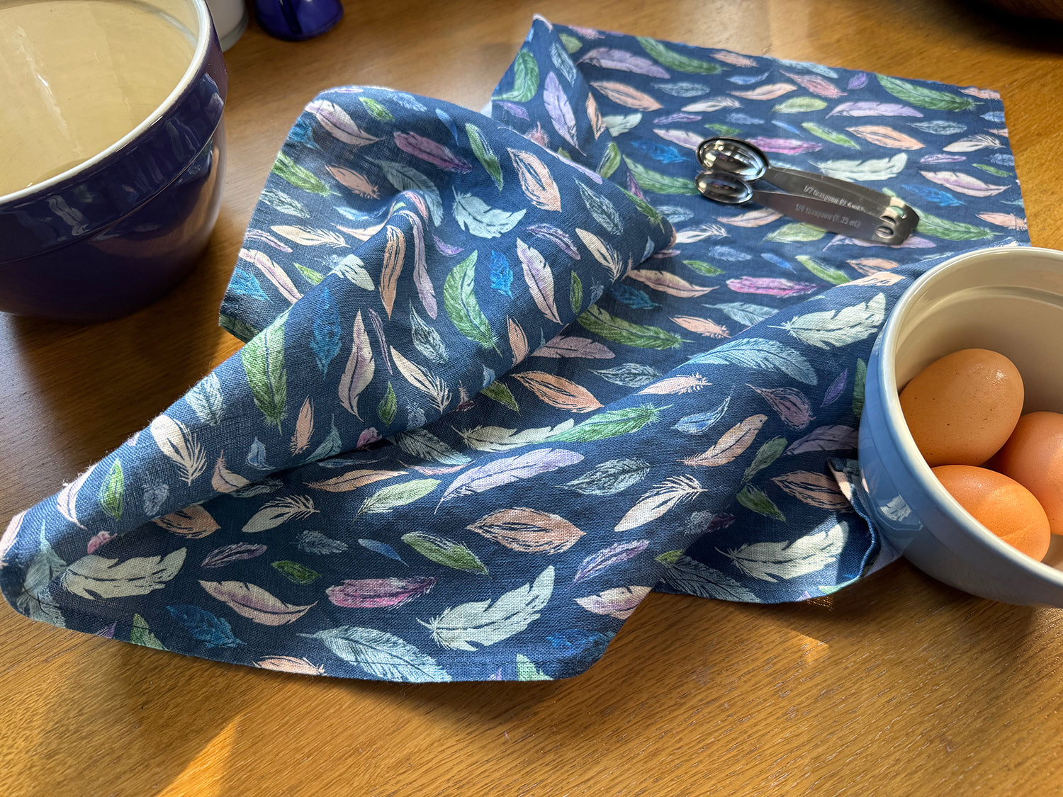 featherlight linen tea towel
