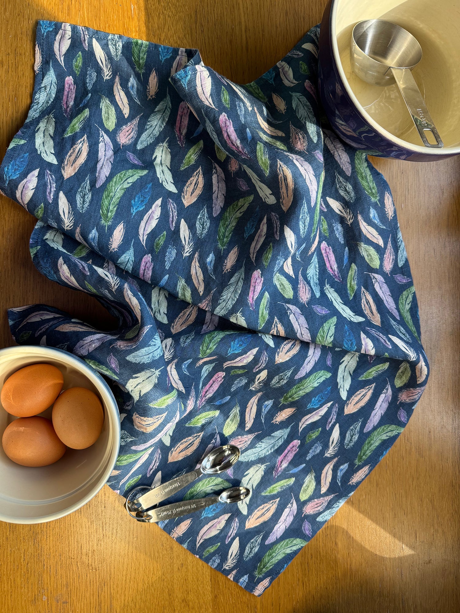 featherlight linen tea towel