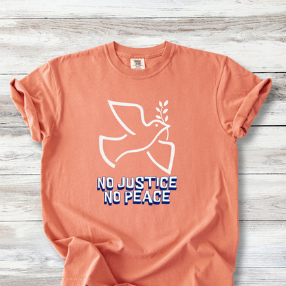 No Justice No Peace Shirt Graphic Tee