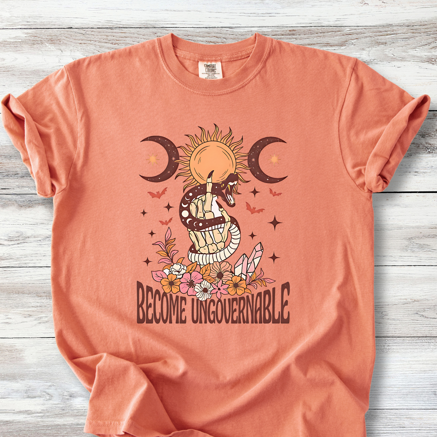 Become Ungovernable Feminist T-Shirt, Empowerment Tee