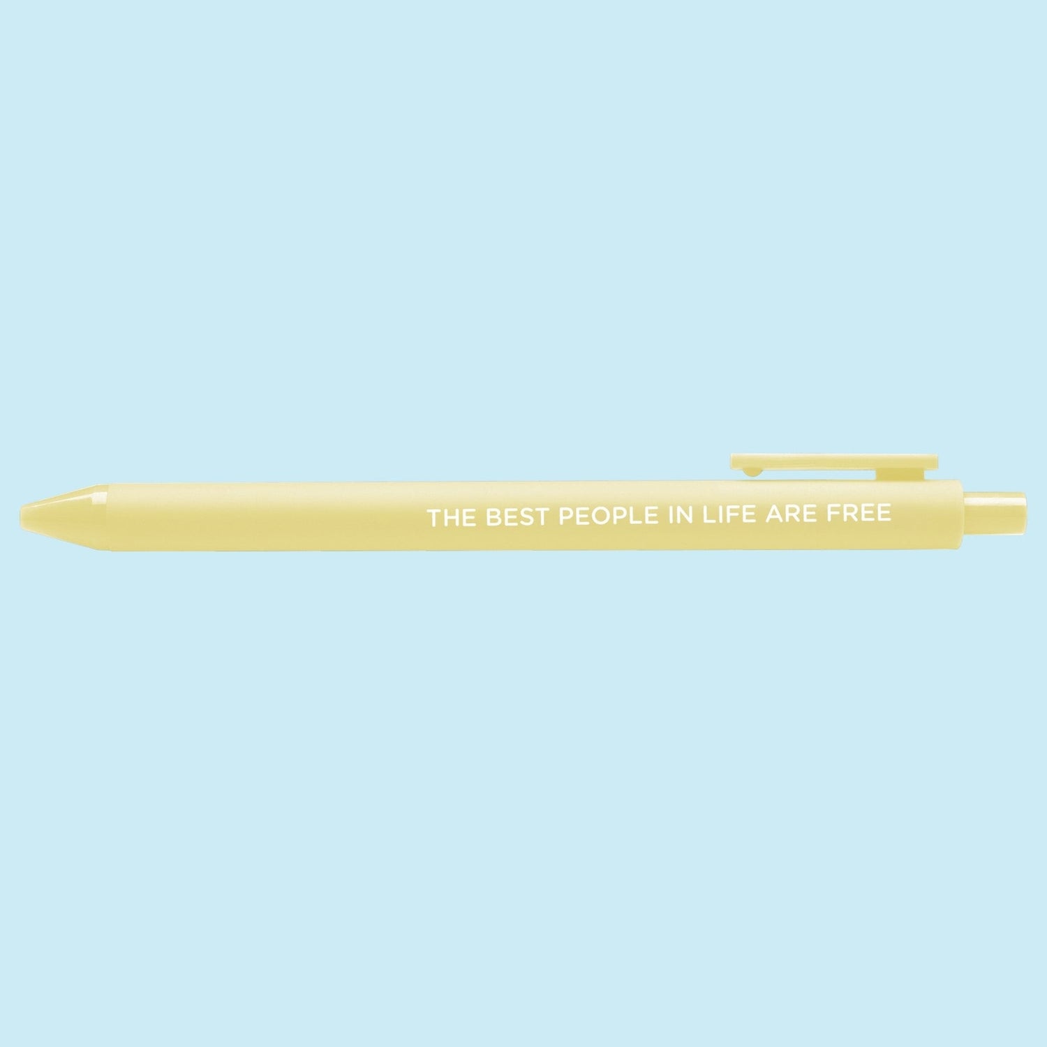 The Best People in Life Are Free jotter pen - MangoIllustrated - Pens