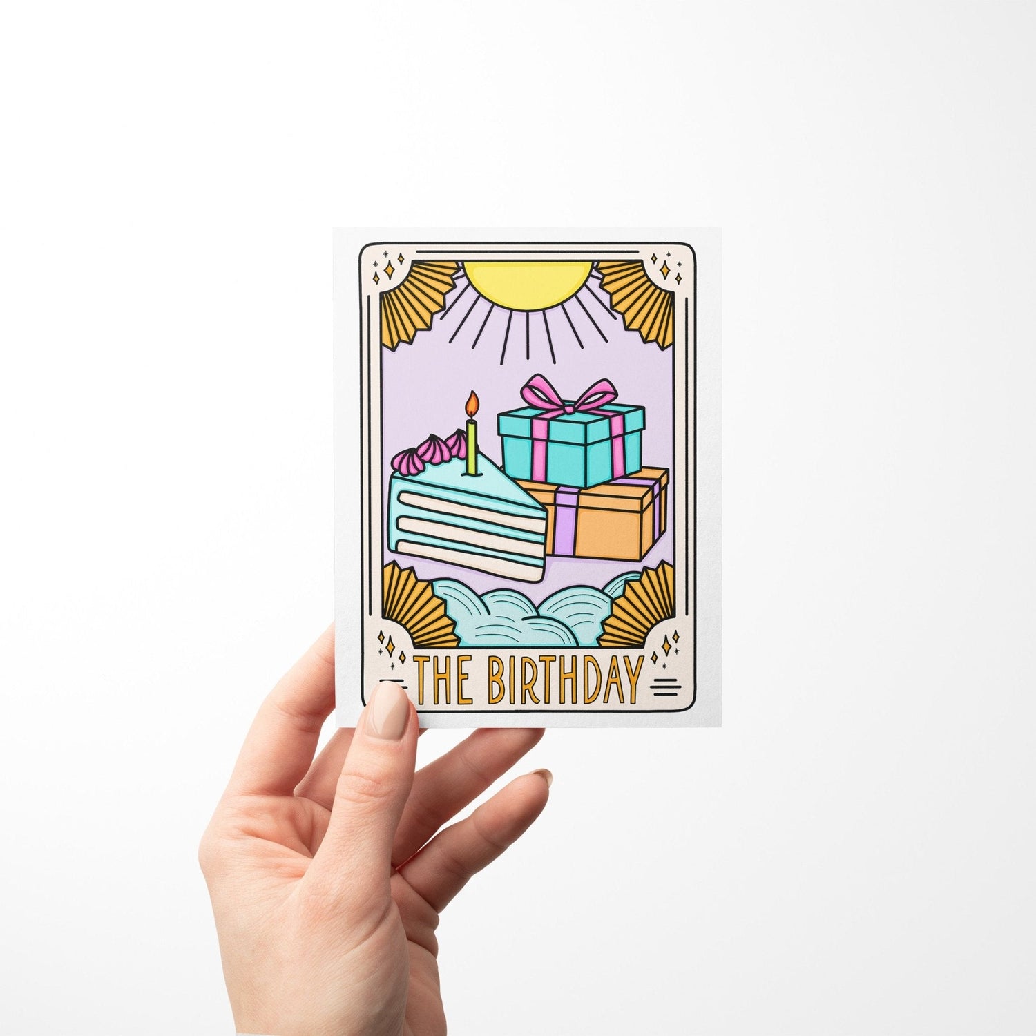 The Birthday Tarot Card Birthday Card - MangoIllustrated - Greeting Cards