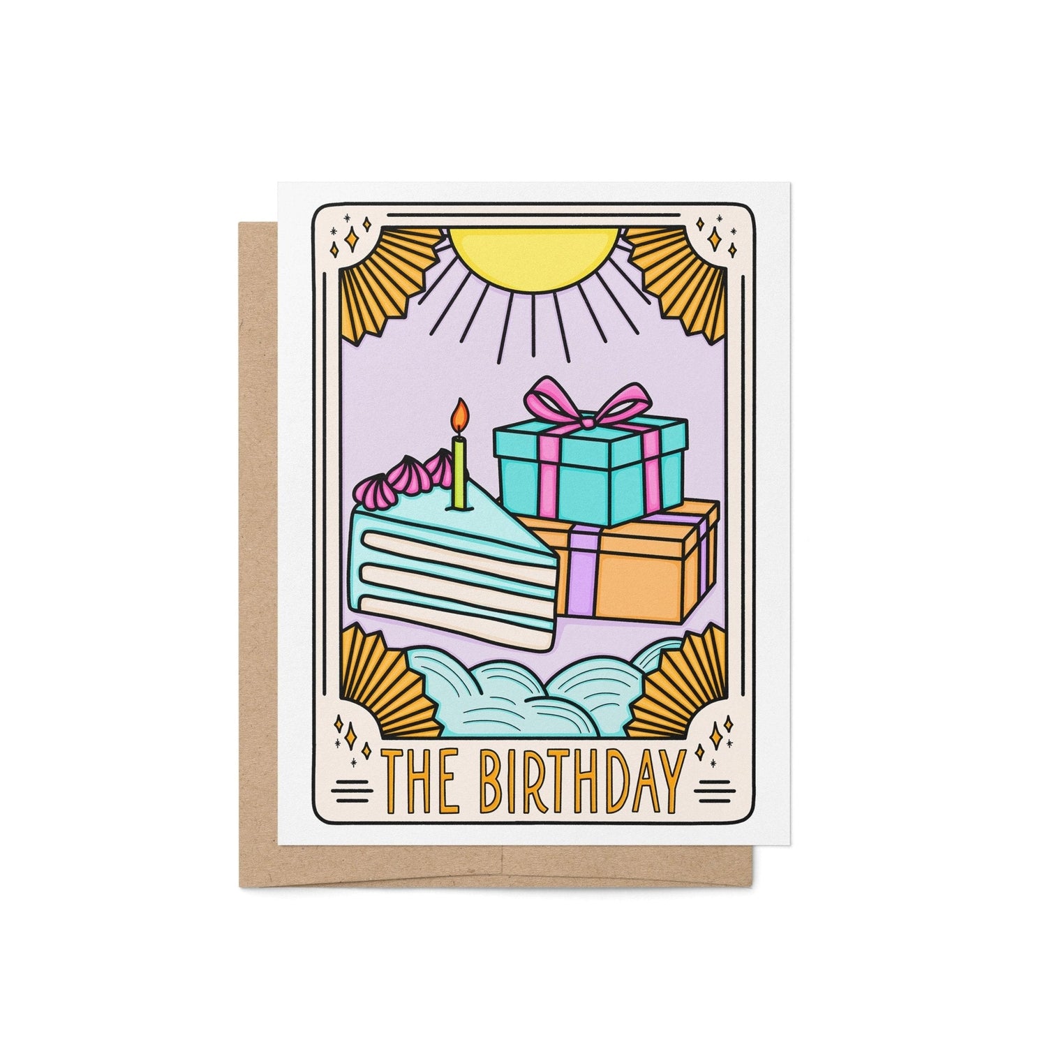 The Birthday Tarot Card Birthday Card - MangoIllustrated - Greeting Cards