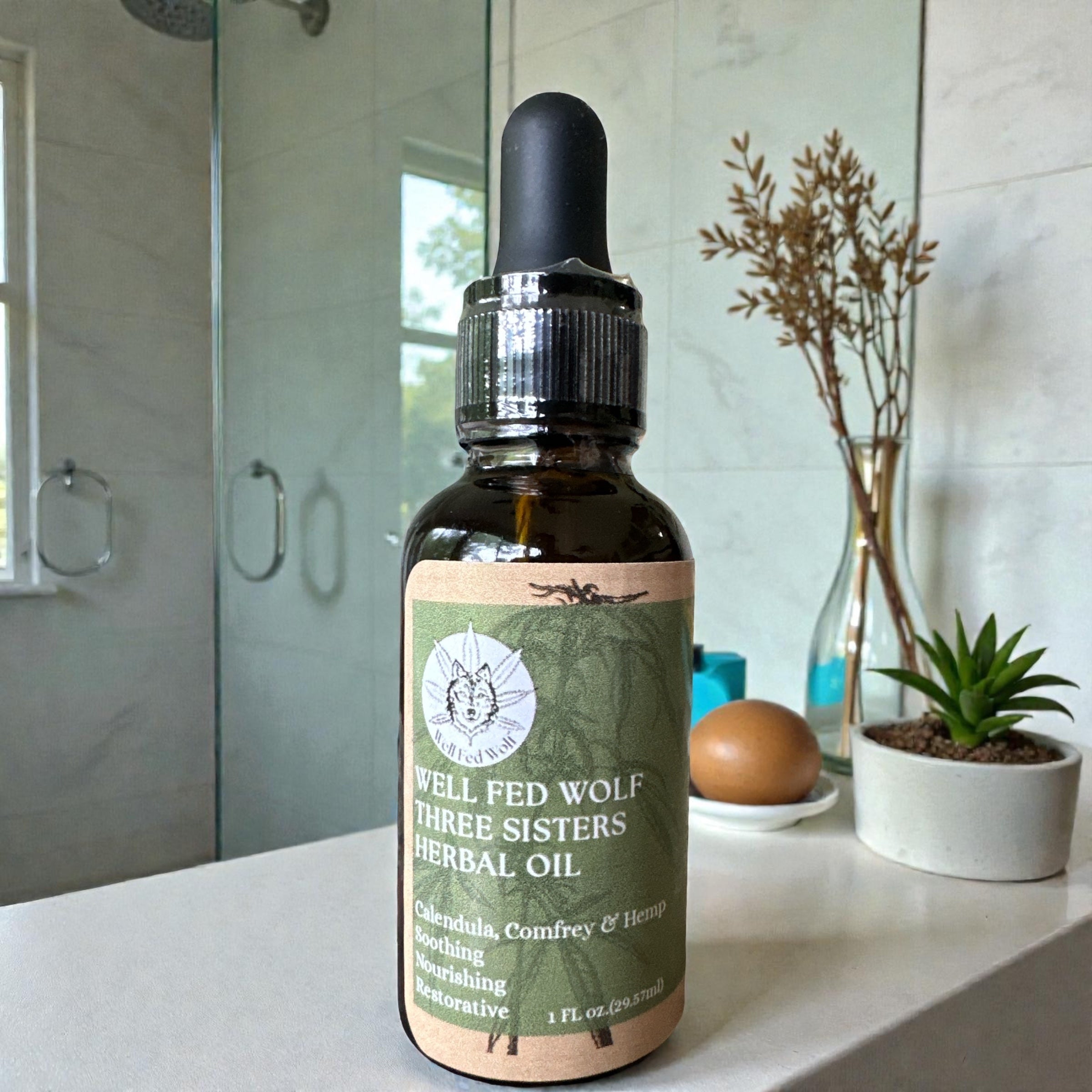 Well Fed Wolf Three Sisters Herbal Oil