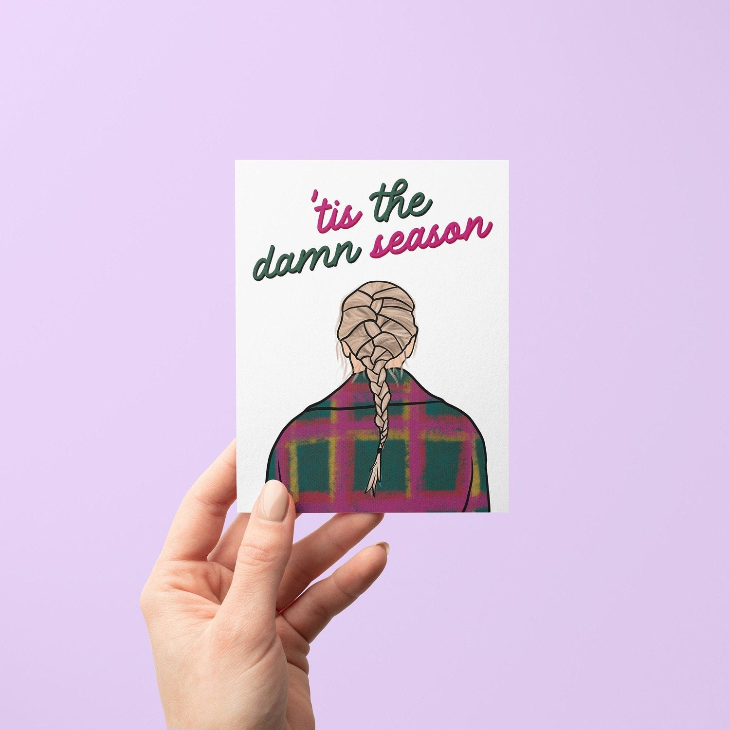 Tis the Damn Season greeting card - MangoIllustrated - Greeting Cards