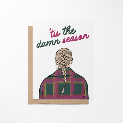 Tis the Damn Season greeting card - MangoIllustrated - Greeting Cards