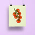 Tomato Summer art print, tomato girl summer decor