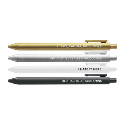 Tortured Poets jotter pen set - MangoIllustrated - Pens