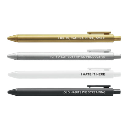 Tortured Poets jotter pen set - MangoIllustrated - Pen Sets