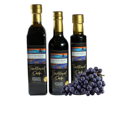 Traditional Dark Barrel Aged Balsamic Vinegar - Strippaggio