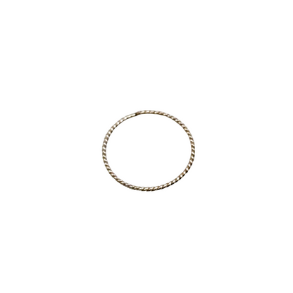 Sterling Silver Twist Stacking Ring