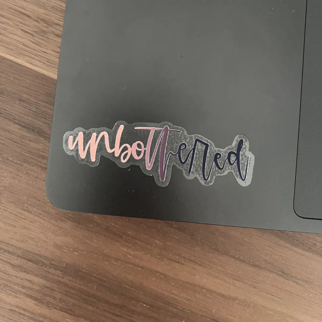 Unbothered sticker