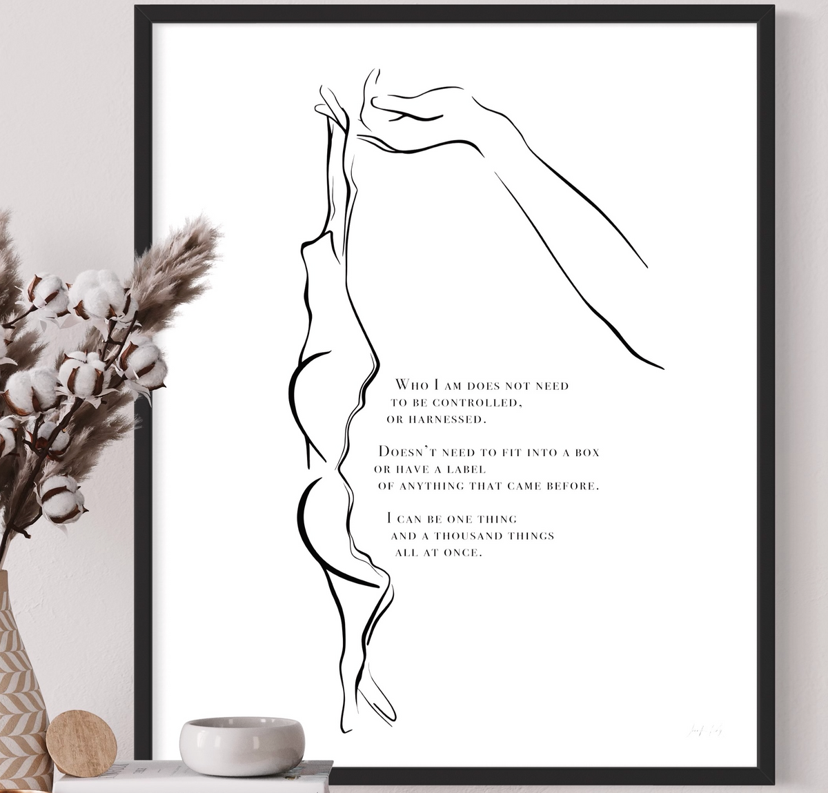 "Unharnessed" Empowered Sensual Feminine Fine Art Print