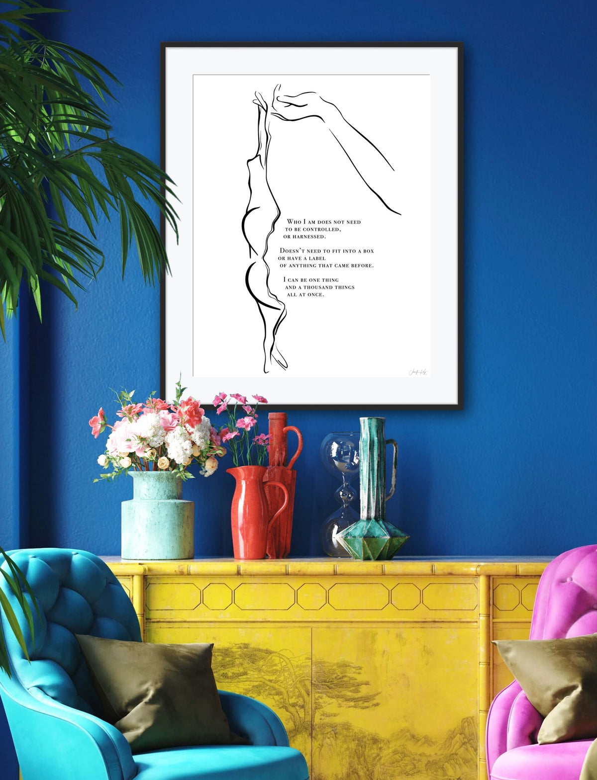 "Unharnessed" Empowered Sensual Feminine Fine Art Print