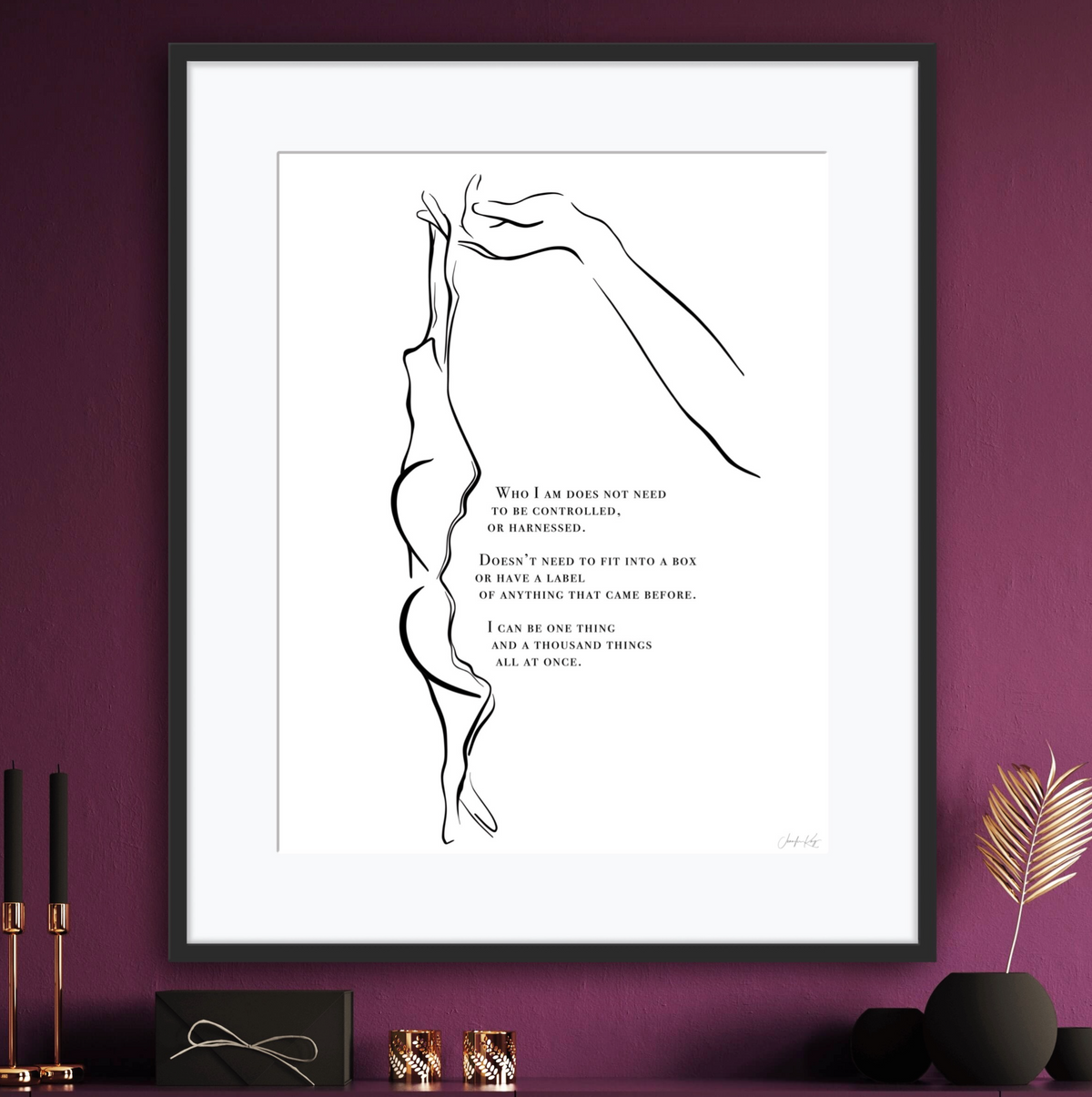 "Unharnessed" Empowered Sensual Feminine Fine Art Print