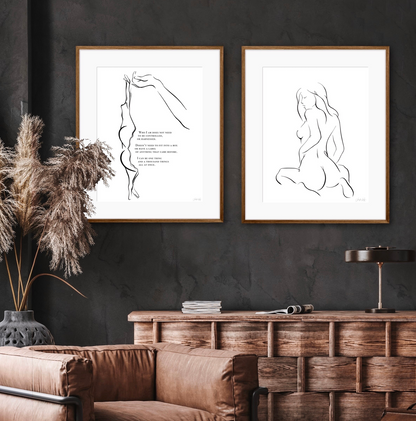 "Unharnessed" Empowered Sensual Feminine Fine Art Print