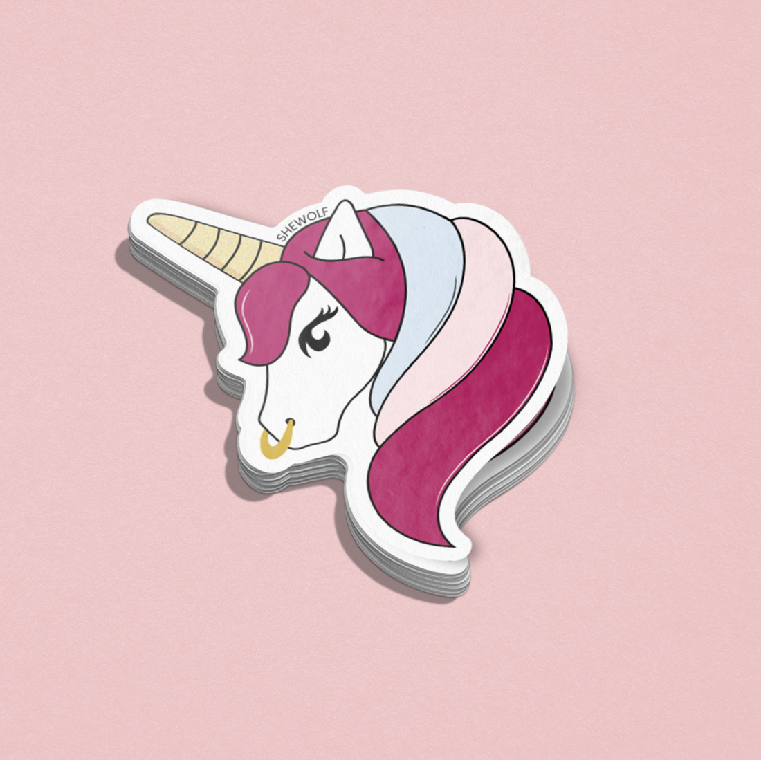 Punk Unicorn Sticker
