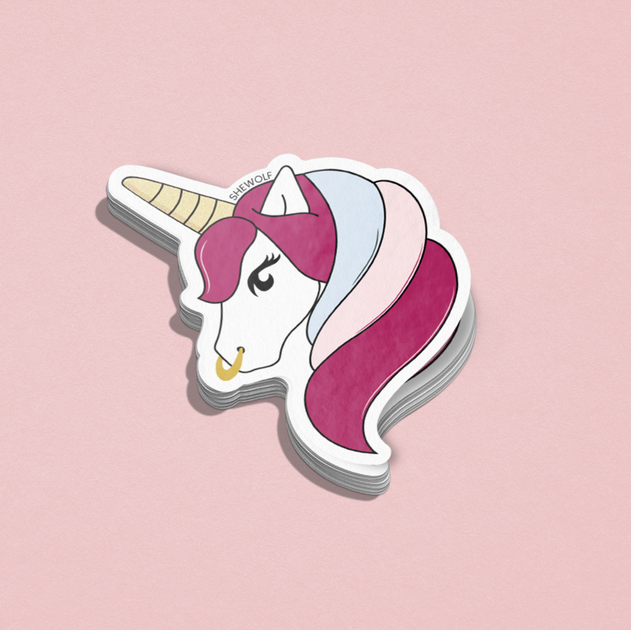 Punk Unicorn Sticker