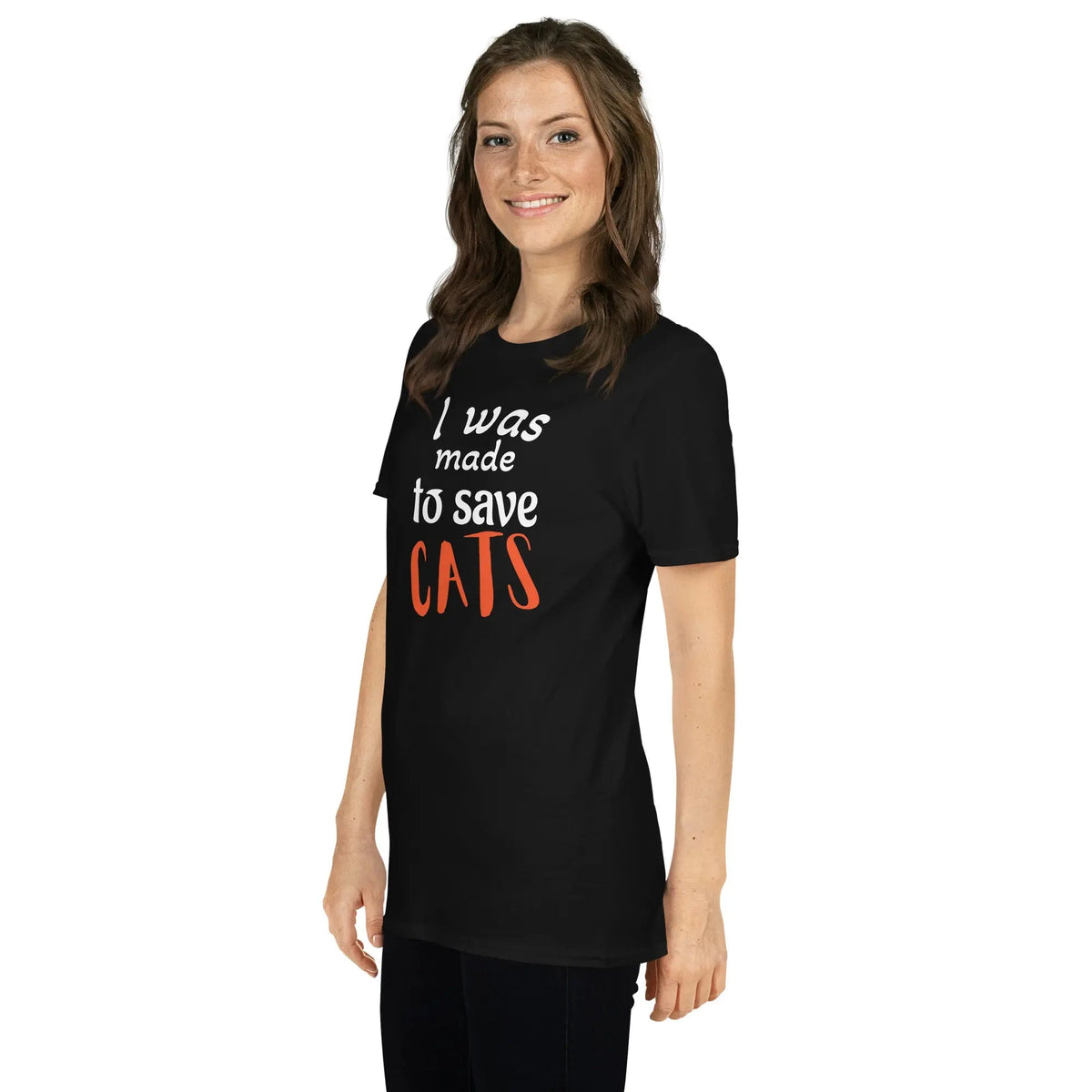 Save Cats T-Shirt for Animal Lovers - Short-Sleeve Unisex Style - 4Legz
