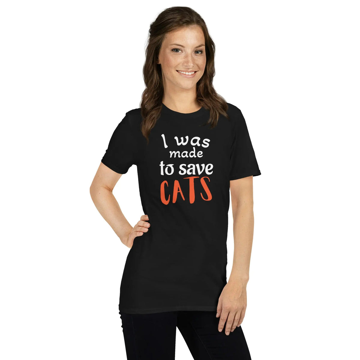 Save Cats T-Shirt for Animal Lovers - Short-Sleeve Unisex Style - 4Legz