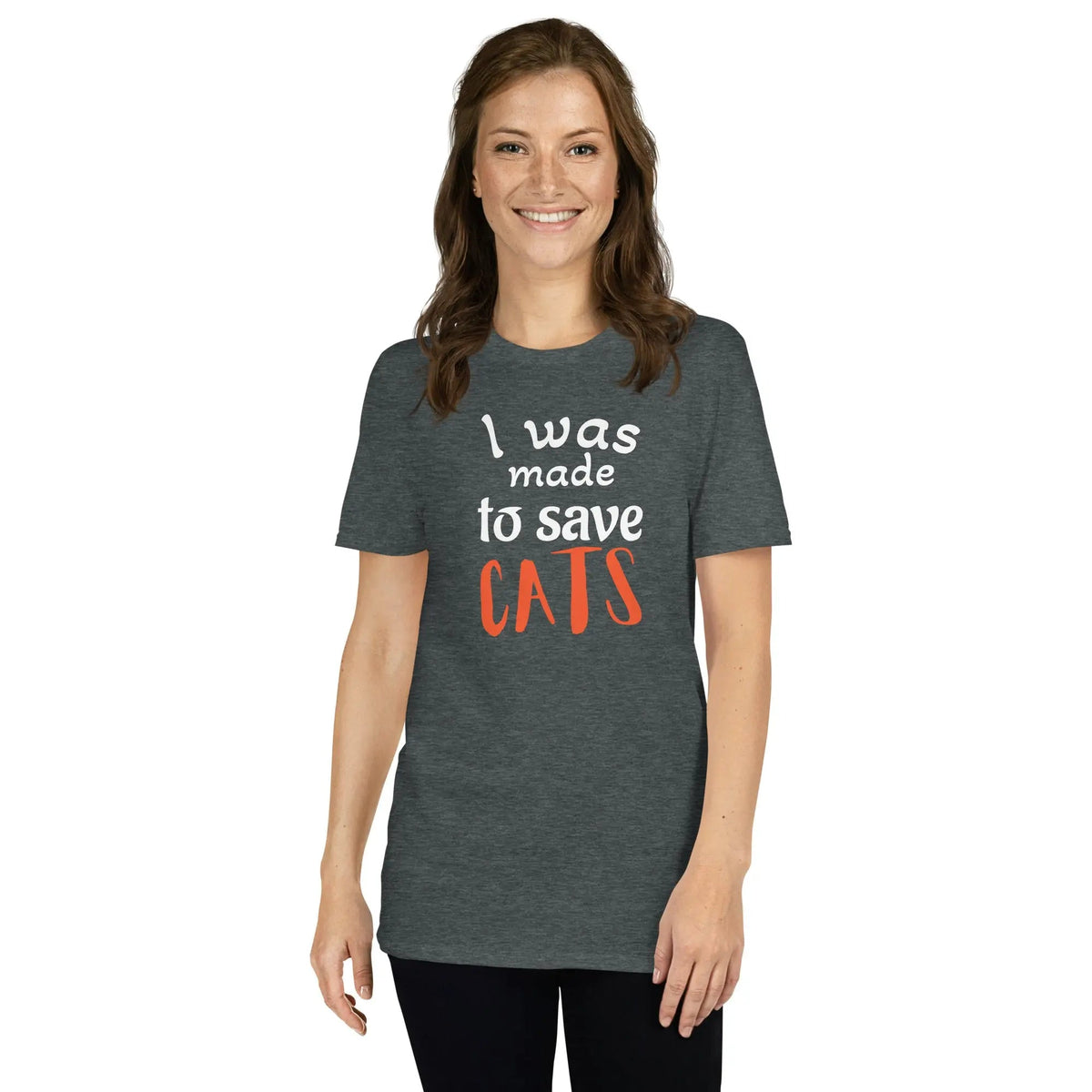 Save Cats T-Shirt for Animal Lovers - Short-Sleeve Unisex Style - 4Legz