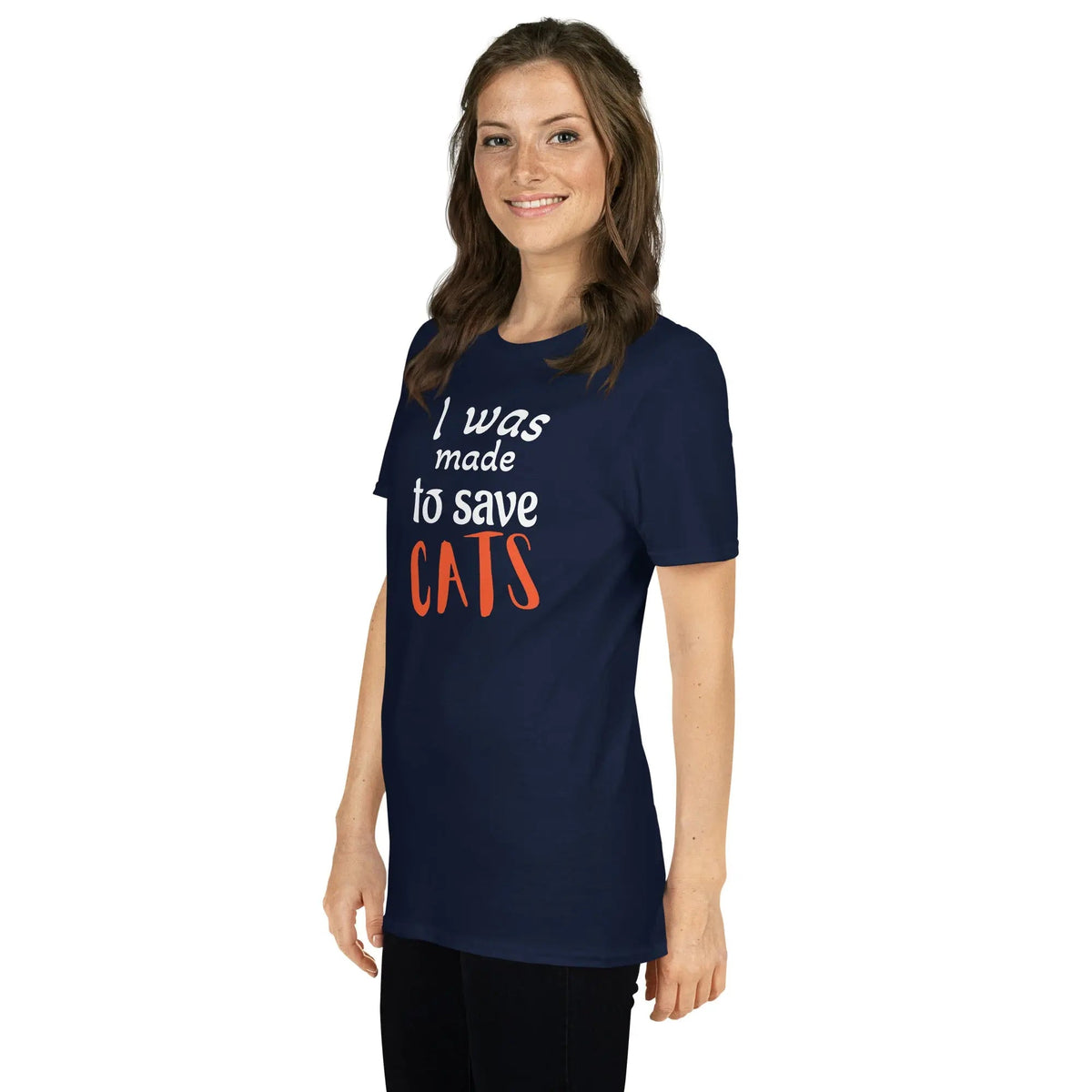 Save Cats T-Shirt for Animal Lovers - Short-Sleeve Unisex Style - 4Legz