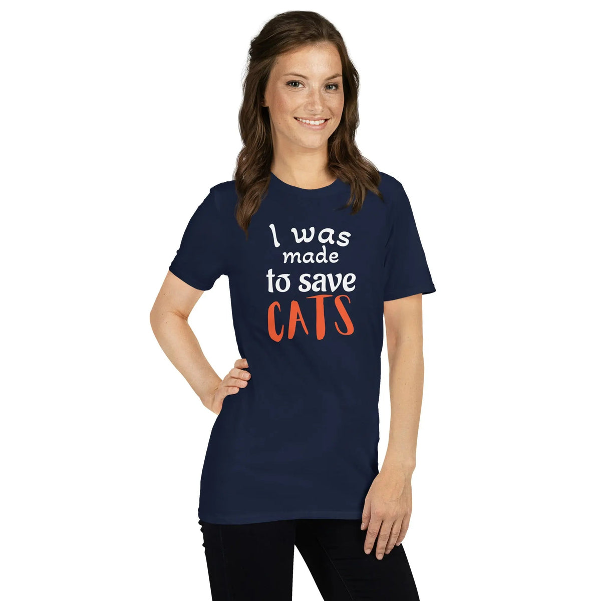 Save Cats T-Shirt for Animal Lovers - Short-Sleeve Unisex Style - 4Legz