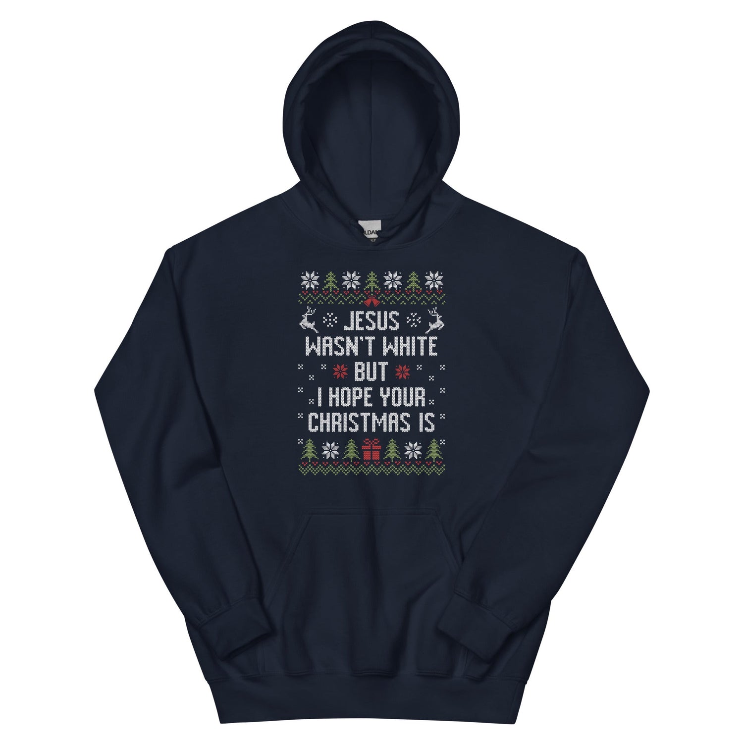 BROWN JESUS - NAVY HOODIE