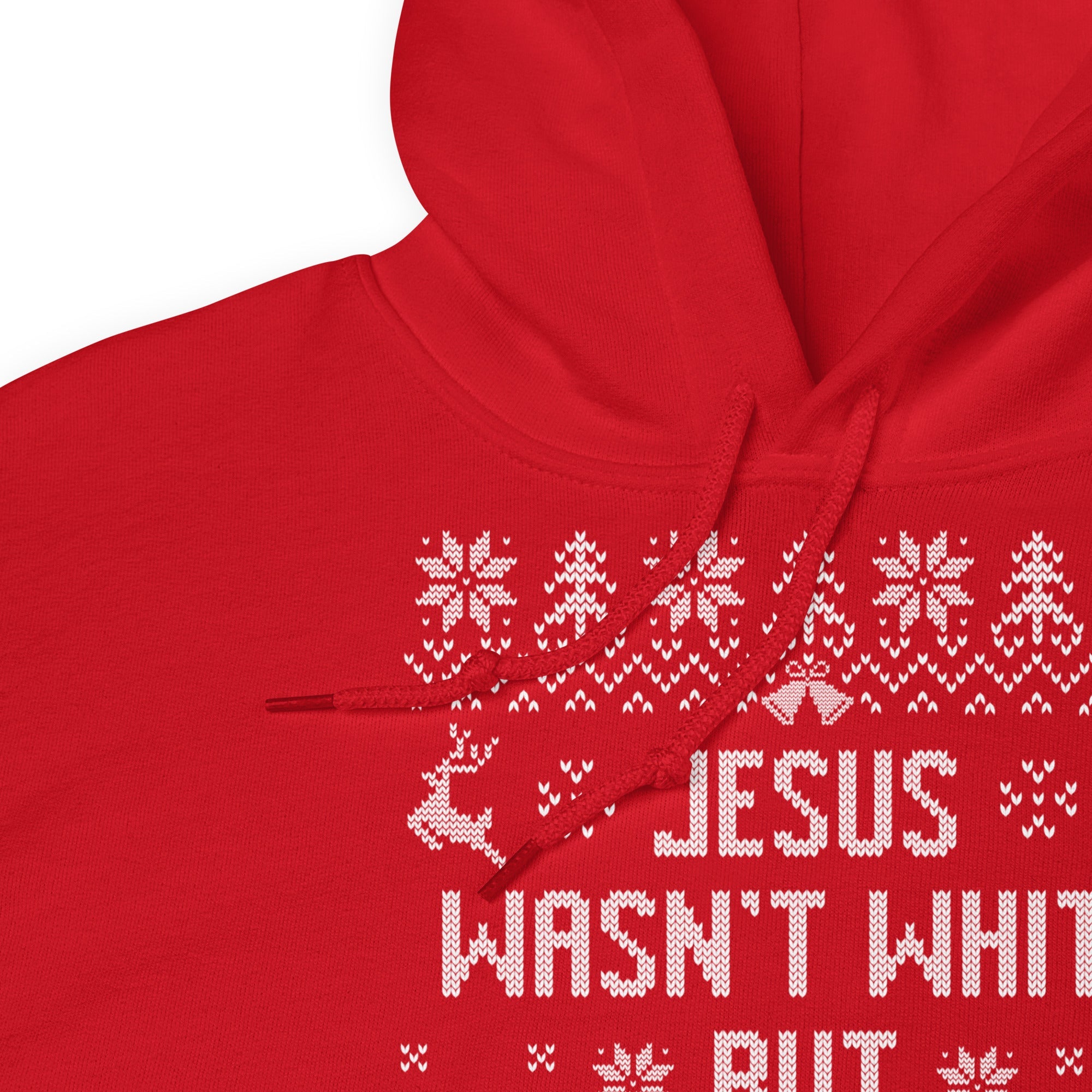 BROWN JESUS - RED/GREEN HOODIE