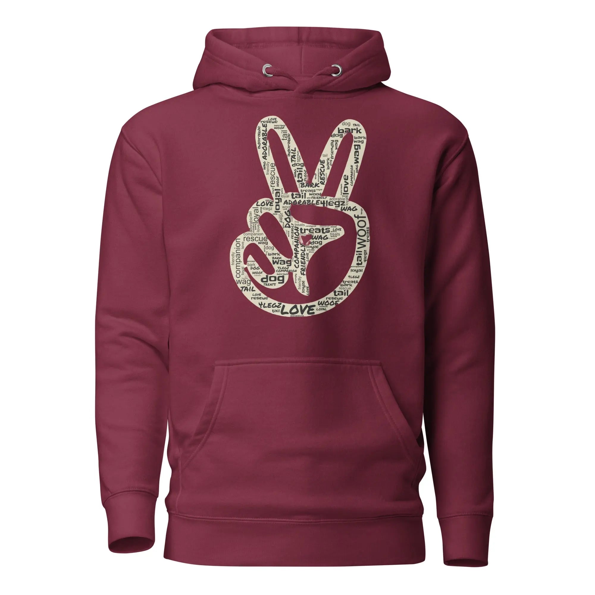 Peace Dog Hoodie - Unisex Comfort and Style - 4Legz