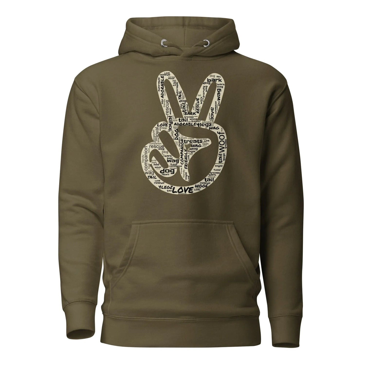 Peace Dog Hoodie - Unisex Comfort and Style - 4Legz