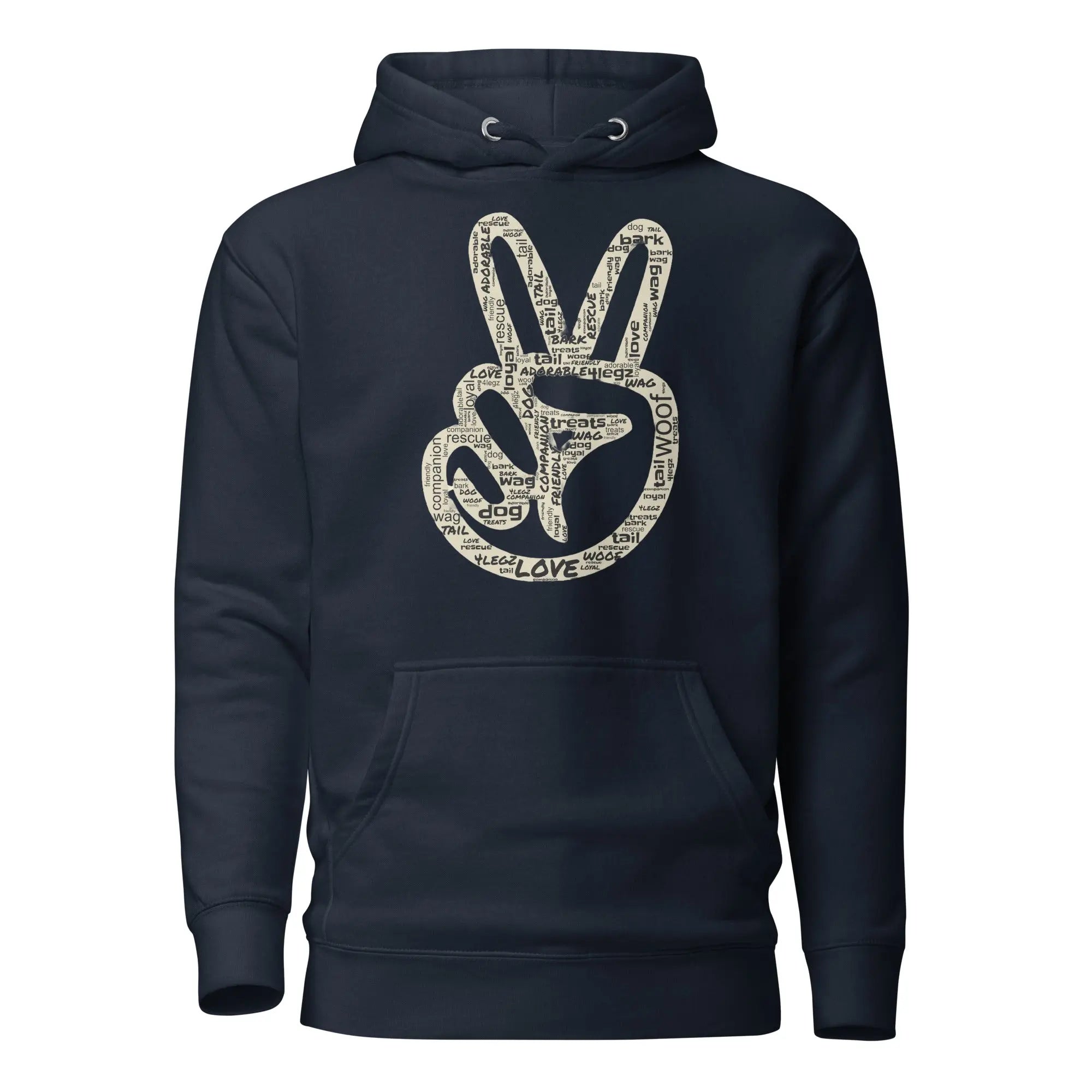 Peace Dog Hoodie - Unisex Comfort and Style - 4Legz